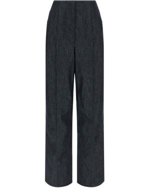 Fendi Logo-Patch Jeans - Blue
