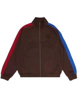 Travis Scott X Fc Barcelona Anthem Jacket - Brown