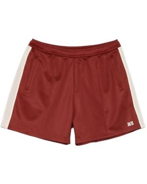 Wales Bonner Side Panel Motion Shorts - Red