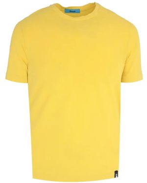Drumohr T-Shirt À Col Rond - Yellow