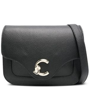 Coccinelle C-me レザーショルダーバッグ S - ブラック