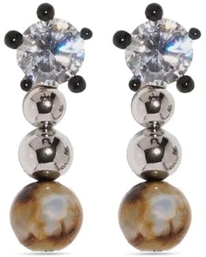 Panconesi Orecchini Pendenti Ascolto Chandeliers - Bianco