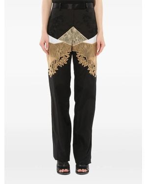 Givenchy Lace Panel Trouser - Black