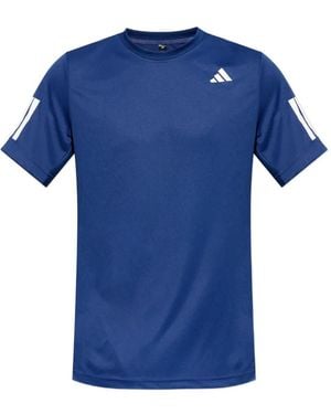 adidas Club Tennis Climacool T-Shirt Met 3 Strepen - Blauw
