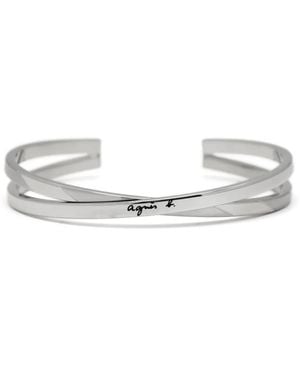 agnès b. Compulsion Bangle - White