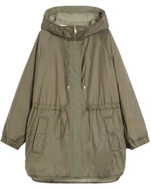 Weekend by Maxmara キルティング パーカーコート - グレー