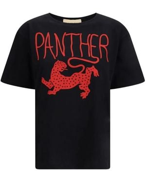 Valentino Garavani Printed Cotton T-Shirt - Black