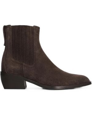 Mara Bini Chelsea-Boots Aus Wildleder - Braun