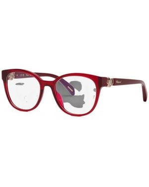 Chopard Gafas Con Montura Oval - Blanco