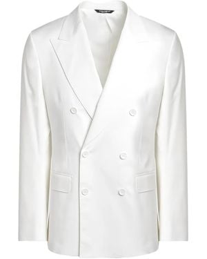 Dolce & Gabbana Double-Breasted Blazer - White