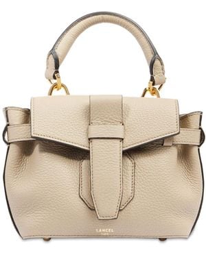 Lancel Mini Sac À Main Charlie En Cuir - Neutre