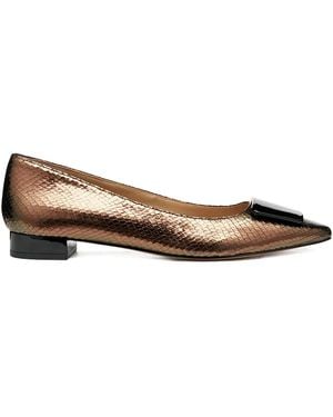 Geox Bailarinas Giselda15 Con Hebilla - Marrón