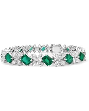 HYT Jewelry Armband Mit Diamanten Und Smaragd - Grün