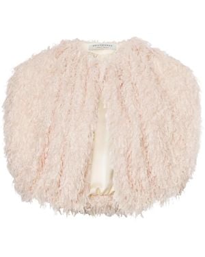 Philosophy Di Lorenzo Serafini Fringed Jacket - Natural