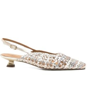 Pedro Miralles Pointed-Toe Mules - White