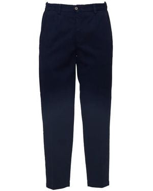 Briglia 1949 Pleated Elasticated-Waist Pants - Blue