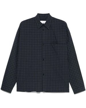 SAGE NATION Checked Shirt - Blue