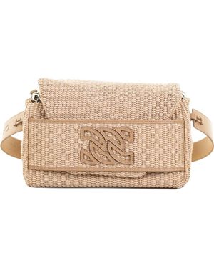 Casadei Flap-Closure Shoulder Bag - Natural