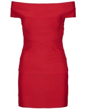 ROTATE BIRGER CHRISTENSEN Off-Shoulder Mini Dress - Red