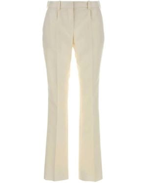 Balenciaga Pressed-Crease Trousers - White