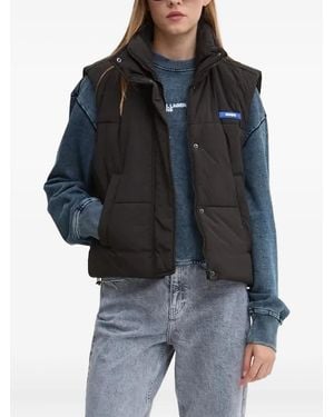 HUGO Gilet Con Applicazione Logo - Nero