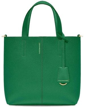 Maison De Sabre Small Leather Soft Tote Bag - Green