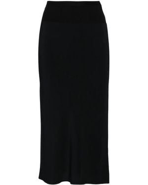 Rick Owens Lido Bias Skirt - Black
