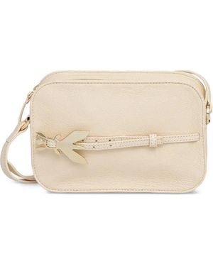 Patrizia Pepe Fly Plaque Crossbody Bag - Natural