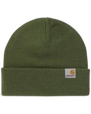 Carhartt Stratus logo-label beanie - Verde
