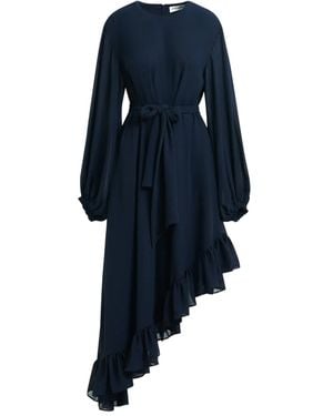 Essentiel Antwerp Ruffle Asymmetrical Dress - Blue