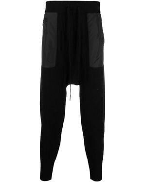 The Viridi-anne Fleece-Lined Slim Trousers - Black