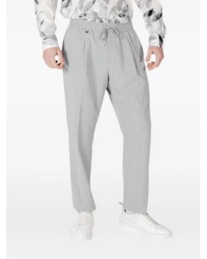 Antony Morato Drawstring-Waist Pleated Trousers - Grey