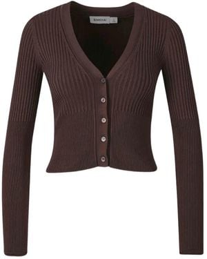 Jonathan Simkhai Ribbed-Knit Cardigan - Brown