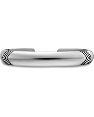 David Yurman Chevron Bold Cuff Bracelet - White