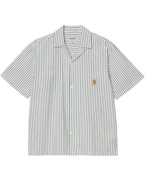 Carhartt Leavel Stripe Shirt - Grey
