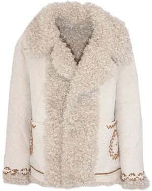 PHO® Firenze Reversible Embroidered Jacket - White