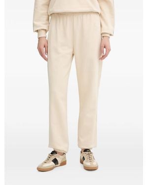 Patrizia Pepe Logo-Embossed Track Pants - Natural