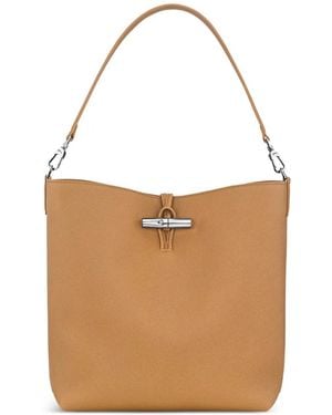 Longchamp Borsa Le Roseau M - Bianco