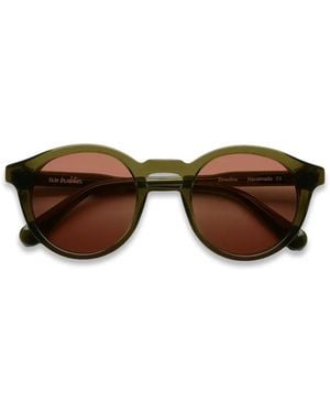 Sun Buddies Zinedine Round-Frame Sunglasses - Brown