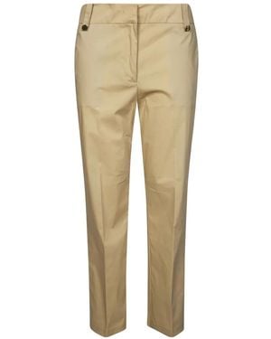 Liu Jo Pressed-Crease Tailored Pants - Natural