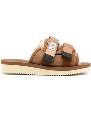 Suicoke Moto Pantoletten - Braun