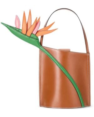 STAUD The Bird Of Paradise Tote Bag - Orange