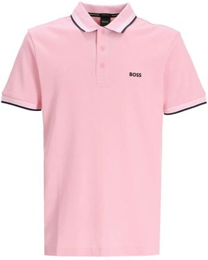 BOSS Polo Paddy Curved - Rosa
