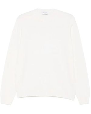 Heritage Crew-Neck Sweater - White