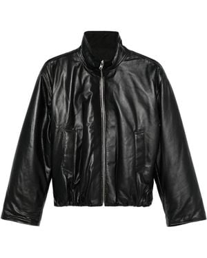 Arma Zip-Front Jacket - Black