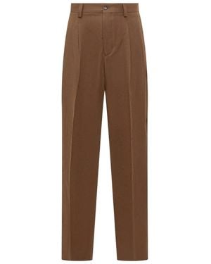 Laneus Pleated Pants - Brown