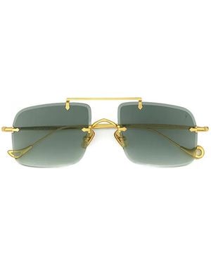 Eyepetizer Filangieri Rectangle-Frame Sunglasses - Green