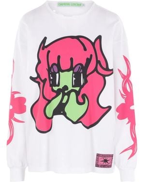 Chopova Lowena Graphic Long-Sleeve T-Shirt - Pink