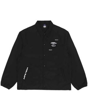 Aape By A Bathing Ape Graphic Button Jacket - Black