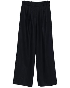 Malo Plissierte Hose - Blau